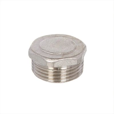Лот: 24414967. Фото: 1. Заглушка 1" 1/2, никель, РосТурПласт. Фитинги, подводка