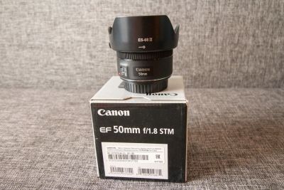 Лот: 16369605. Фото: 1. Canon EF 50mm f/1.8 STM (50 mm... Объективы