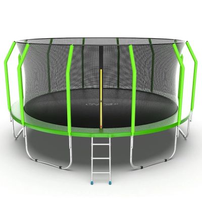 Лот: 15779250. Фото: 1. Батут EVO JUMP Cosmo 16ft (Green... Детские спортивные комплексы, батуты