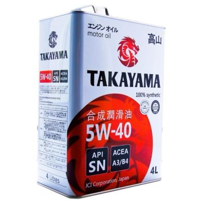 Лот: 15467063. Фото: 1. Takayama 5W-40 4л. (ж.б.). Масла, жидкости