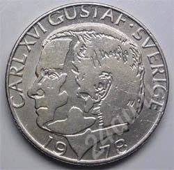 Лот: 352244. Фото: 1. Швеция. 1 крона 1978г. Европа