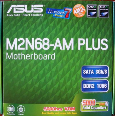 Лот: 3118745. Фото: 1. Плата AM2+ ASUS M2N68-AM PLUS... Материнские платы