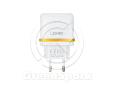 Лот: 13960457. Фото: 1. СЗУ LDNIO DL-AC52 (2,4A) (2xUSB... Зарядные устройства, блоки питания, адаптеры сетевые для смартфонов