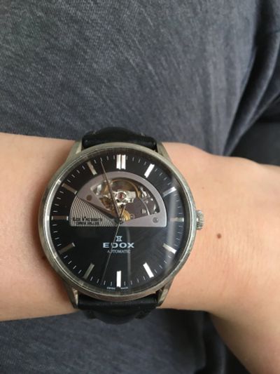 Лот: 17283644. Фото: 1. Часы EDOX Automatic. Оригинальные наручные часы
