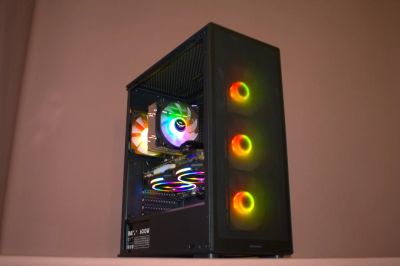 Лот: 24906935. Фото: 1. Мощный игровой ПК [Ryzen 7 2700... Компьютеры в сборе