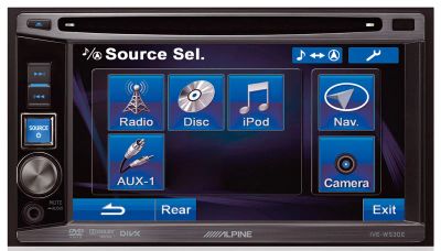 Лот: 6343407. Фото: 1. Alpine IVE-W530E 2DIN мультимедийный... Автомагнитолы