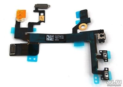 Лот: 9239741. Фото: 1. Шлейф iPhone 5S на кнопку включения... Шлейфы, разъёмы