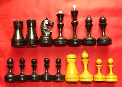 Лот: 20628576. Фото: 1. (№4303-И-023) шахматные (деревянные... Шахматы, шашки, нарды