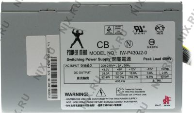 Лот: 14614332. Фото: 1. Блок питания INWIN Power Man IW-P430J2-0... Корпуса, блоки питания