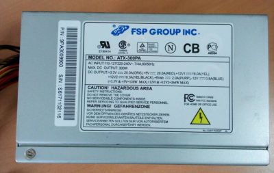 Лот: 10411065. Фото: 1. БП FSP ATX-300PA. Корпуса, блоки питания