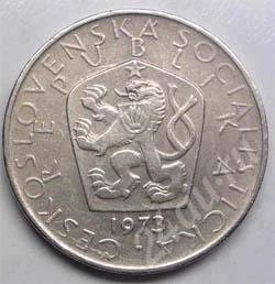 Лот: 352183. Фото: 1. Чехословакия. 5 крон 1973г. (3-1... Европа