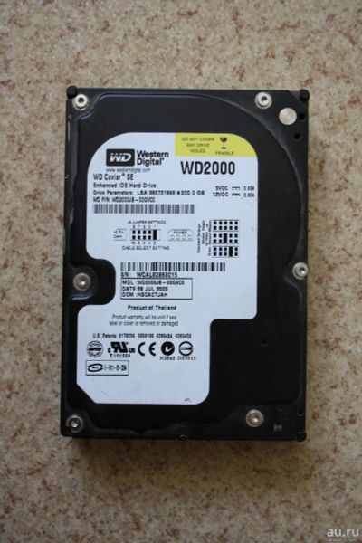 Лот: 14002618. Фото: 1. Жесткий диск 200 Gb Western Digital... Жёсткие диски (HDD)
