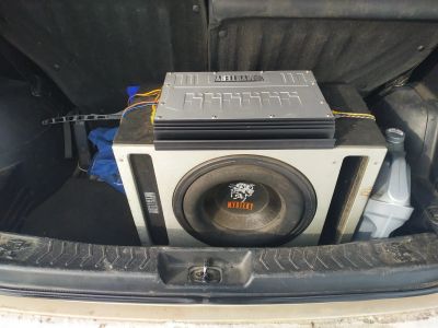 Лот: 17286957. Фото: 1. Сабвуфер mystery mo-12s с усилителем... Сабвуферы