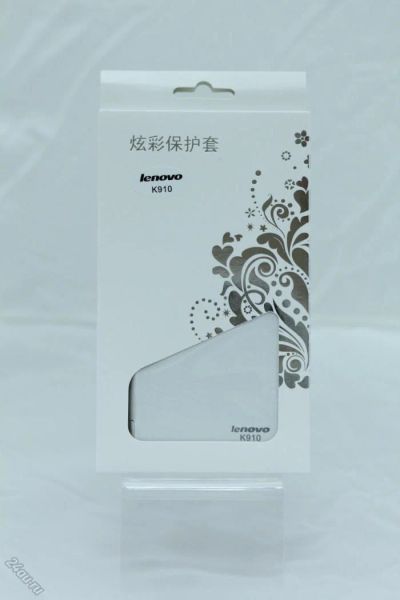 Лот: 6292369. Фото: 1. Чехол-книжка Lenovo K910 белый. Чехлы, бамперы