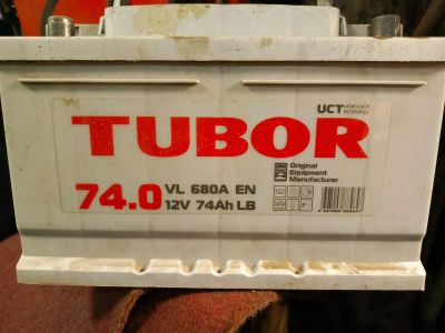Лот: 24566271. Фото: 1. Аккумулятор Tubor 74Ah 680A. Аккумуляторы