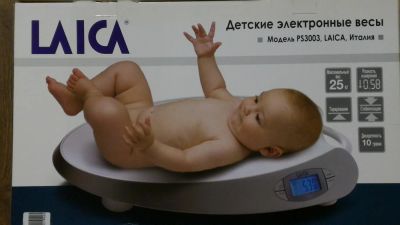 Лот: 7134124. Фото: 1. Весы детские LAICA PS3003. Другое (кормление и уход, гигиена)