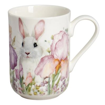 Лот: 25133601. Фото: 1. Кружка фарфор, 330 мл, Irises... Кружки, стаканы, бокалы