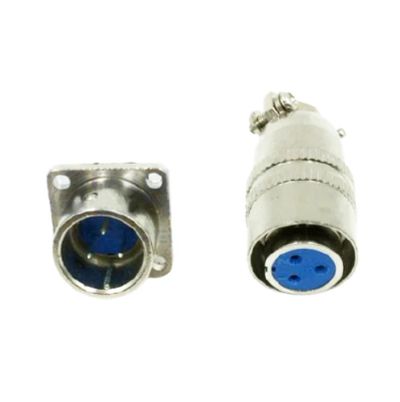 Лот: 17508465. Фото: 1. Авиационный разъем XS12-3T 3pin. Разъёмы