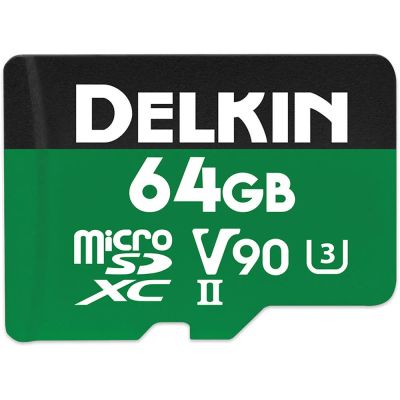Лот: 21438693. Фото: 1. Карта памяти Delkin Devices MicroSDXC... Карты памяти