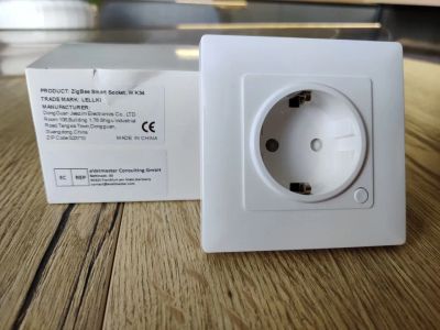 Лот: 19269942. Фото: 1. Zigbee розетка Lellki. Электроустановочные изделия