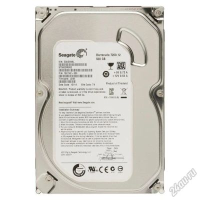 Лот: 5811007. Фото: 1. Жесткий диск Seagate 500Gb st500dm002... Жёсткие диски