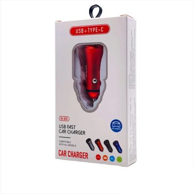 Лот: 22146265. Фото: 1. АЗУ CAR CHARGER DUAL USB-A/USB-C... Зарядные устройства, блоки питания, адаптеры сетевые для смартфонов