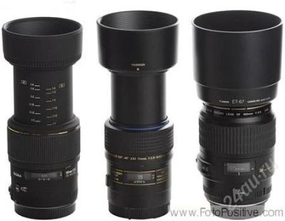 Лот: 1793710. Фото: 1. Бленда ET-60 для объективов Canon... Крышки, бленды