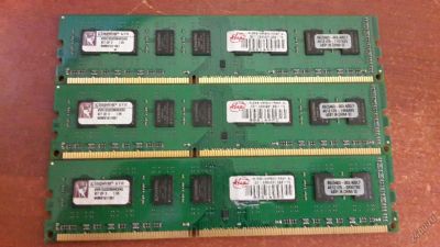 Лот: 5805561. Фото: 1. Оперативная память 3 * 2 Gb DDR... Оперативная память