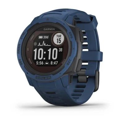 Лот: 16659553. Фото: 1. Garmin Instinct Solar Tidal Blue. Смарт-часы, фитнес-браслеты, аксессуары