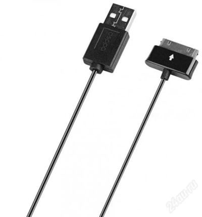 Лот: 2417823. Фото: 1. Кабель для Galaxy tab USB deppa... Дата-кабели, переходники