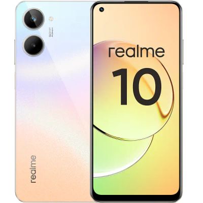 Лот: 22220314. Фото: 1. Смартфон realme 10 4/128GB Белый... Смартфоны