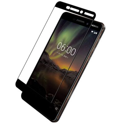 Лот: 13201709. Фото: 1. Защитное стекло Nokia 6.1 3D Полное... Защитные стёкла, защитные плёнки
