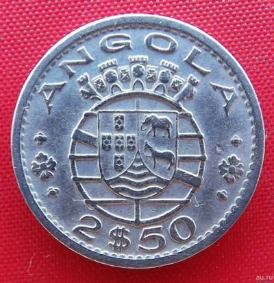 Лот: 2933787. Фото: 1. (№2812/LF) 2,5 эскудо 1967 (Ангола... Африка