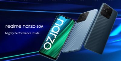 Лот: 18449077. Фото: 1. Realme Narzo 50A 4/128Gb Gray... Смартфоны