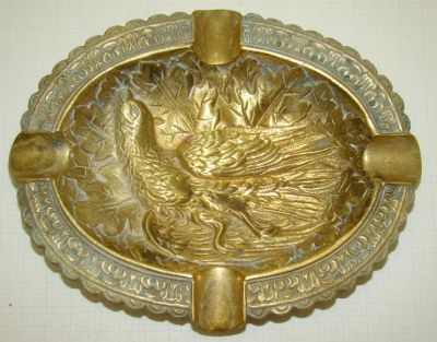 Лот: 13200234. Фото: 1. Пепельница бронзовая в стиле Ар... Другое (антиквариат)