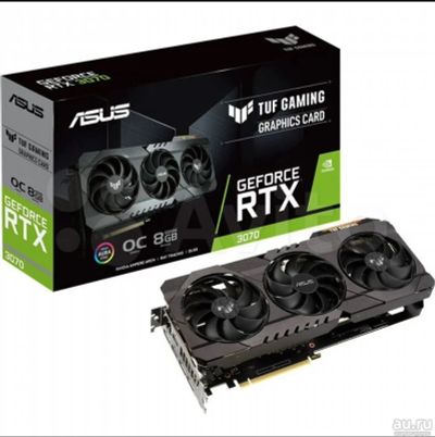 Лот: 17335763. Фото: 1. Asus TUF rtx 3070. Видеокарты