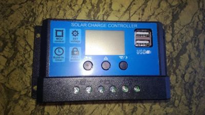 Лот: 11927378. Фото: 1. Контроллер заряда солнечных батарей... Солнечные батареи
