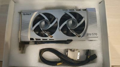Лот: 12827916. Фото: 1. Видеокарта Geforce GTX 570 PALIT... Видеокарты