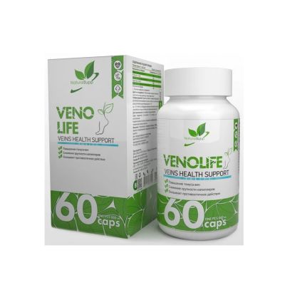 Лот: 15211323. Фото: 1. NaturalSupp Veno Life 60 капс... Спортивное питание, витамины