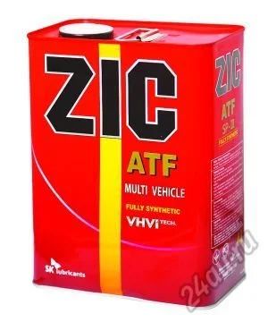 Лот: 6232658. Фото: 1. ZIC ATF Multi Vehicle синт. 4L. Масла, жидкости