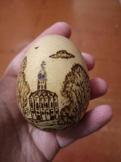 Лот: 19674174. Фото: 1. 3 яйца деревянные с 1 рубля (много... Другое (сувениры, подарки)