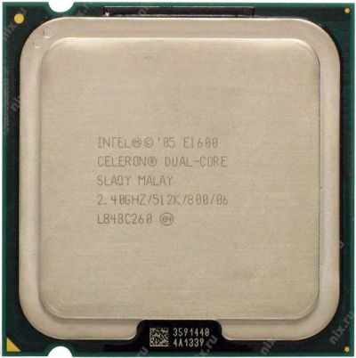 Лот: 11707741. Фото: 1. Intel Celeron E1600 Allendale... Процессоры