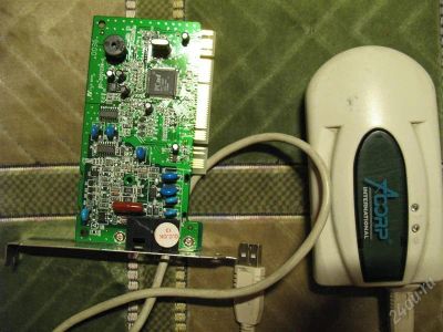 Лот: 2162276. Фото: 1. 2 Модема - Acorp (USB) + Zyxel... Проводные модемы