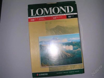 Лот: 1925130. Фото: 1. бумага LOMOND 230/A5/50л. глянцевая... Бумага