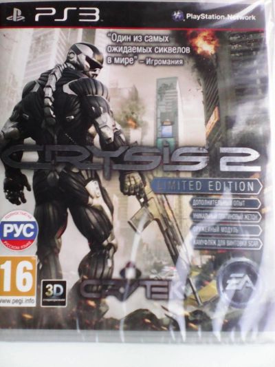 Лот: 5996266. Фото: 1. crysis 2 ps 3. Игры для консолей