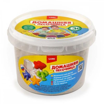 Лот: 16273499. Фото: 1. Домашняя песочница "Морской песок... Для лепки