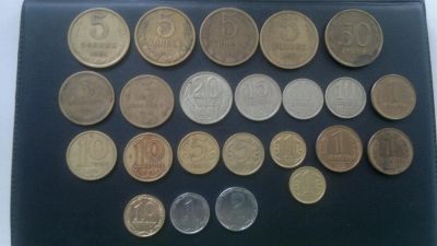 Лот: 3240264. Фото: 1. Набор разных монет 23 шт. Наборы монет