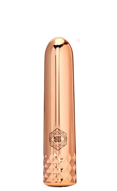 Лот: 24253627. Фото: 1. Вибропуля EDC Rosy Gold, золотистая. Игрушки