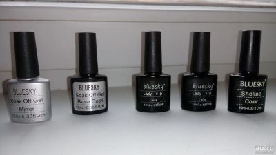 Лот: 8235104. Фото: 1. Bluesky Shellac Шеллак Блюскай... Лак для ногтей