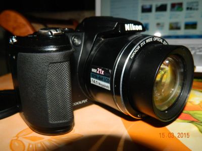 Лот: 5227528. Фото: 1. Nikon coolpix L120 не исправен. Цифровые компактные